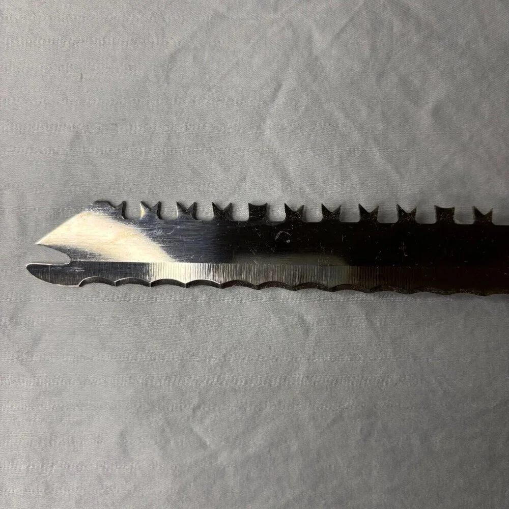 Vintage Quikut Quikkle Knife USA Chefs Slicing Bread Frozen Carving Food Blade